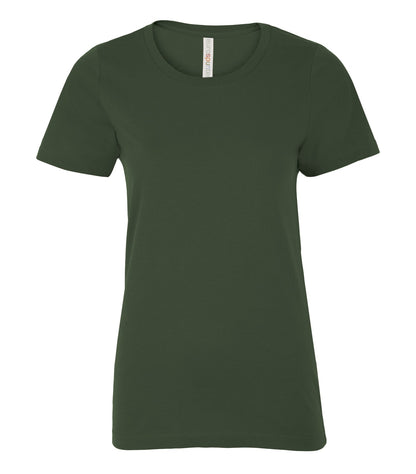 Atc Eurospun Ring Spun Lds' Tee ATC8000L #color_Forest Green