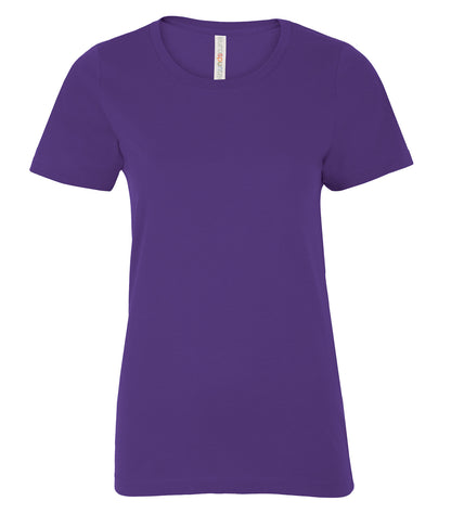 Atc Eurospun Ring Spun Lds' Tee ATC8000L #color_Purple