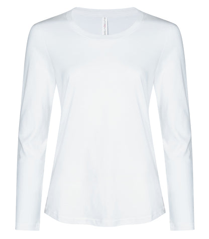 Atc Eurospun EuroSpun Long Sleeve Lds Tee ATC8015L #color_White