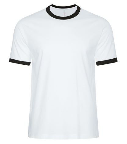 Atc Eurospun Ringer Tee ATC9001 #color_White/Black