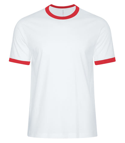 Atc Eurospun Ringer Tee ATC9001 #color_White/True Red