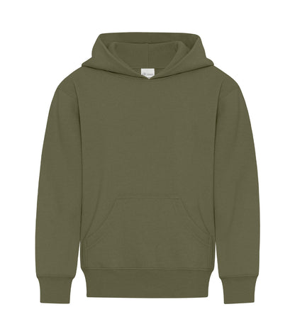 Atc Everyday Collection Everyday Fleece Yth Hooded ATCY2500 #color_Military Green