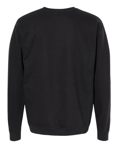 M&O Unisex Crewneck Fleece 3340 #color_Black