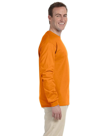 Gildan Adult Ultra Cotton® Long-Sleeve T-Shirt G240 #color_S ORANGE