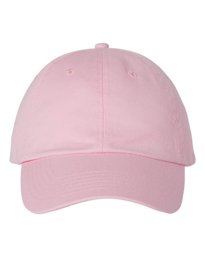 Valucap Adult Bio-Washed Classic Dad Hat VC300A #color_Light Pink