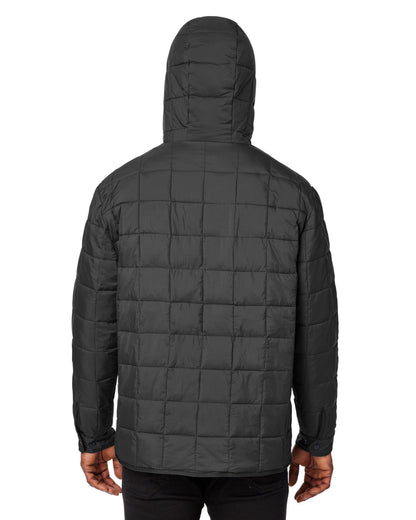 North End Unisex Aura Packable Anorak NE722 #color_BLACK