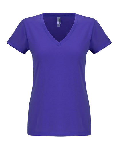 Next Level Apparel Ladies' Sueded V-Neck T-Shirt N6480 #color_PURPLE RUSH