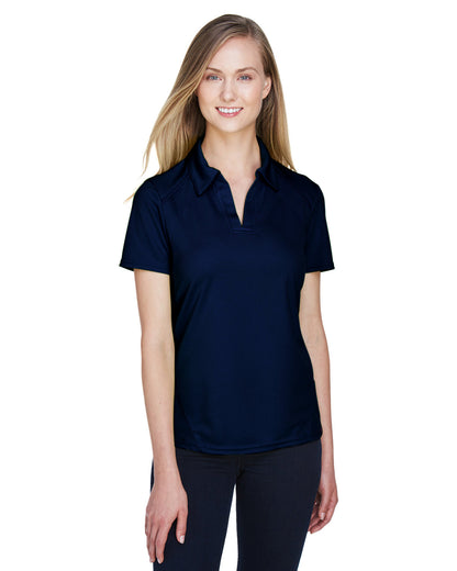 North End Ladies' Recycled Polyester Performance Piqué Polo 78632 #color_NIGHT