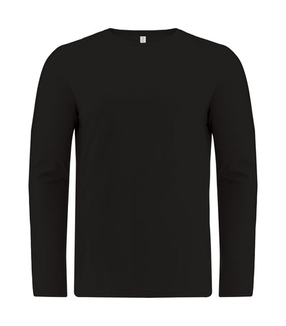 Atc Eurospun Ring Spun L/S Tee ATC8015 #color_Black