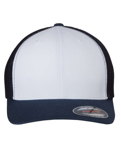 Flexfit Trucker Cap 6511 #color_Navy/ White/ Navy