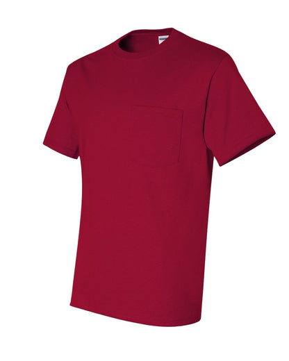 JERZEES Dri-Power® 50/50 Pocket T-Shirt 29MPR #color_True Red