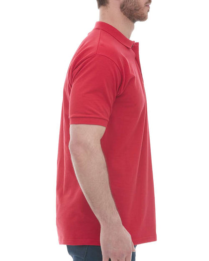 M&O Ring-Spun Piqué Polo 7002 #color_Red