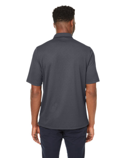 North End Men's Replay Recycled Polo NE102 #color_CARBON