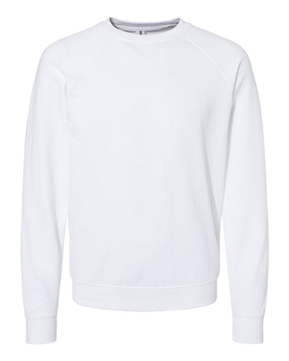 Independent Trading Co. Icon Lightweight Loopback Terry Crewneck Sweatshirt SS1000C #color_White