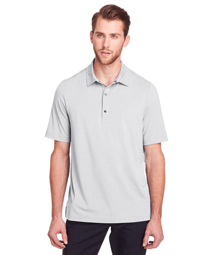 North End Men's Jaq Snap-Up Stretch Performance Polo NE100 #color_PLATINUM