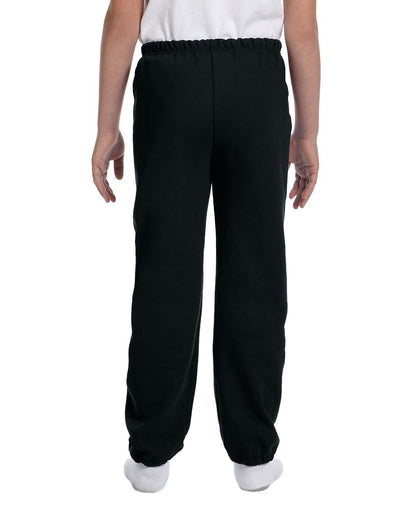 Gildan Youth Heavy Blend™ Sweatpant G182B #color_BLACK