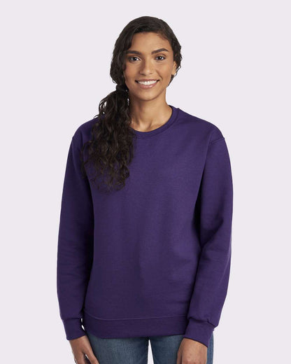 JERZEES NuBlend® Crewneck Sweatshirt 562MR #colormdl_Deep Purple