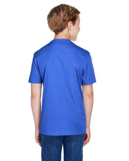 Team 365 Youth Sonic Heather Performance T-Shirt TT11HY #color_SP ROYAL HEATHER