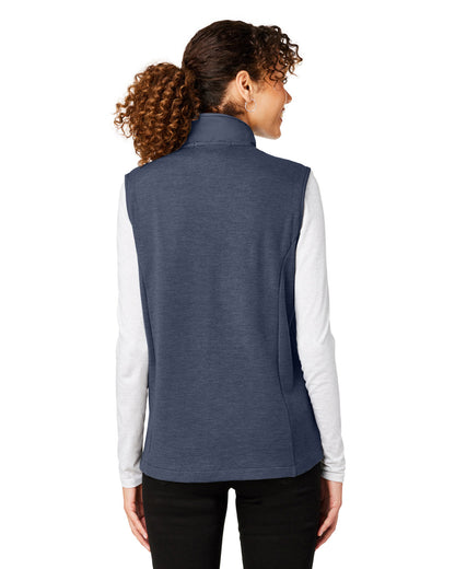 Devon & Jones New Classics® Ladies' Charleston Hybrid Vest DG706W #color_NAVY MELANGE