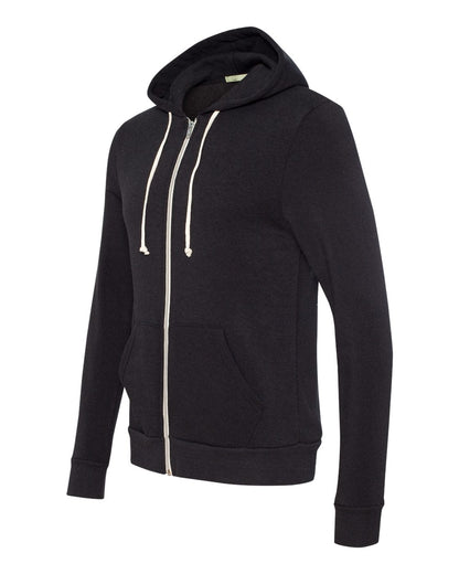 Alternative Rocky Eco-Fleece Full-Zip Hoodie 9590 #color_Eco True Black