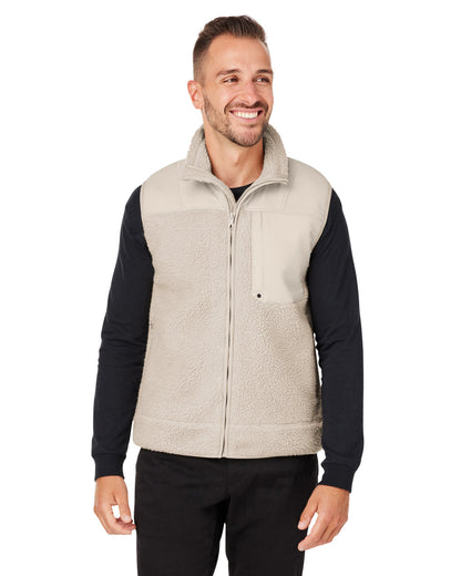 Spyder Unisex Venture Sherpa Vest S17965 #color_NATURAL