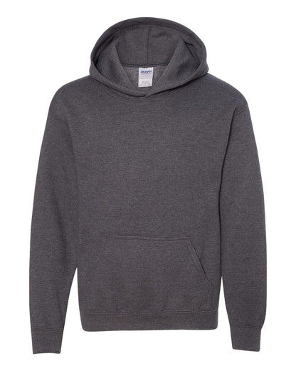 Gildan Heavy Blend™ Youth Hooded Sweatshirt 18500B #color_Dark Heather