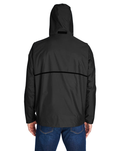 Team 365 Adult Conquest Jacket with Mesh Lining TT70 #color_BLACK