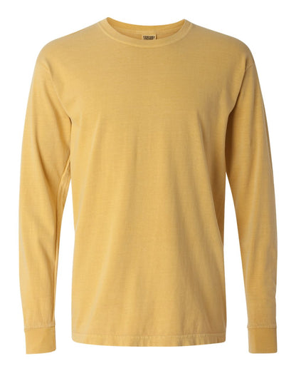 Comfort Colors Garment-Dyed Heavyweight Long Sleeve T-Shirt 6014 #color_Mustard