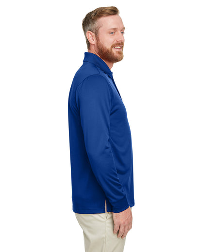 Harriton Men's Tall Advantage Long Sleeve Snag Protection Plus IL Polo M348LT #color_TRUE ROYAL