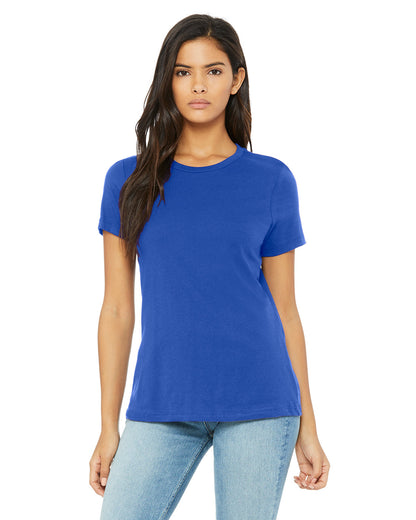 BELLA + CANVAS Ladies' Relaxed Jersey Short-Sleeve T-Shirt B6400 #color_TRUE ROYAL
