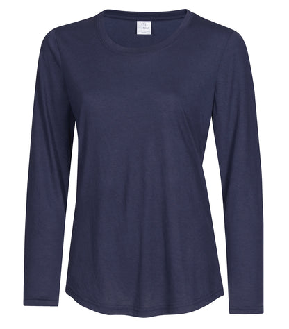 Atc ProSpun Ladies Long Sleeve Tee ATC3615L #color_True Navy