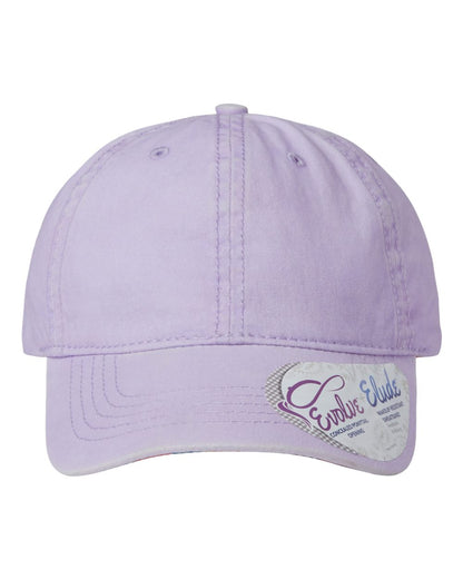 Infinity Her Women's Pigment-Dyed with Fashion Undervisor Cap CASSIE #color_Lavender/ Stripes