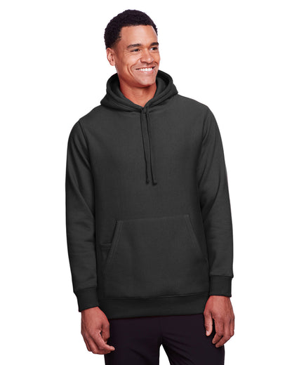 Team 365 Adult Zone HydroSport™ Heavyweight Pullover Hooded Sweatshirt TT96 #color_BLACK