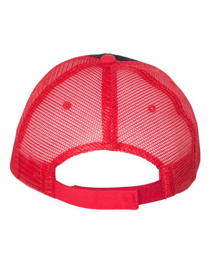 Valucap Sandwich Trucker Cap S102 #color_Black/ Red