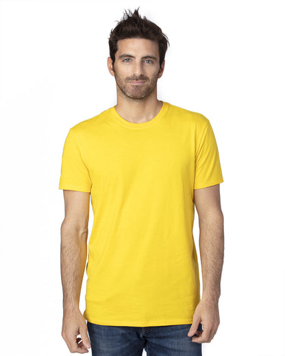 Threadfast Unisex Ultimate CVC T-Shirt 100A #color_BRIGHT YELLOW