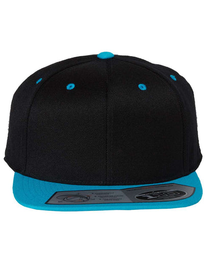 Flexfit 110® Snapback Cap 110F #color_Black/ Teal