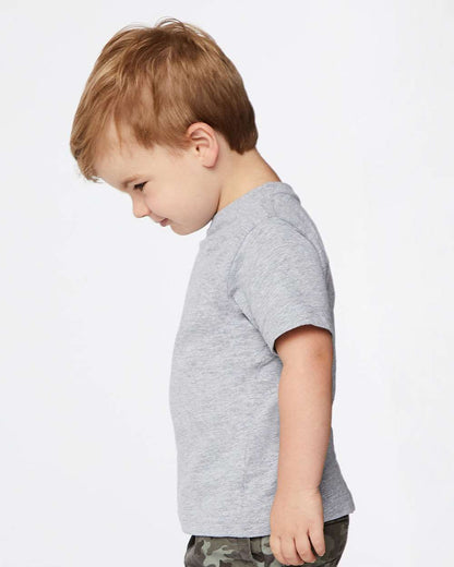 Rabbit Skins Toddler Fine Jersey Tee 3321 #colormdl_Heather