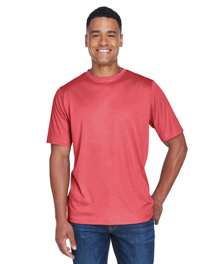 Team 365 Men's Sonic Heather Performance T-Shirt TT11H #color_SP RED HEATHER