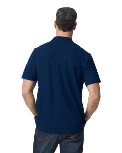 Gildan Men's Softstyle Double Pique Polo G648 #color_NAVY