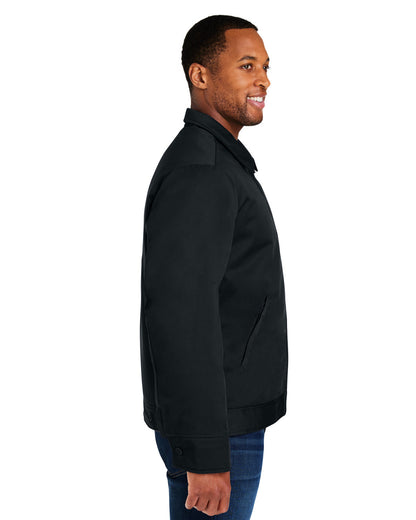 Harriton Unisex ClimaBloc® Station Jacket M721 #color_BLACK