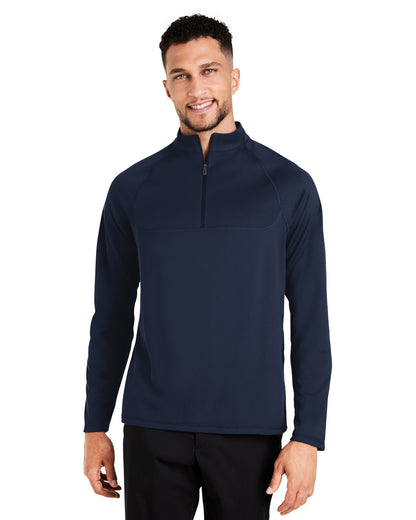 North End Men's Revive coolcore® Quarter-Zip NE410 #color_CLASSIC NAVY