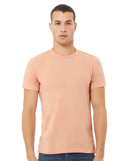 BELLA + CANVAS CVC Jersey Tee 3001CVC #colormdl_Heather Peach