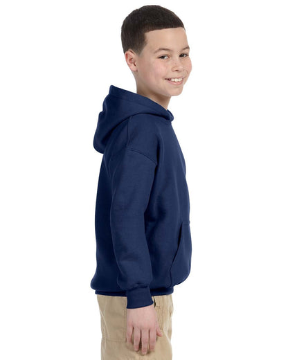 Gildan Youth Heavy Blend™ Hooded Sweatshirt G185B #color_NAVY