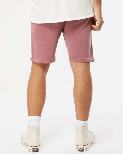 Independent Trading Co. Pigment-Dyed Fleece Shorts PRM50STPD #colormdl_Pigment Maroon