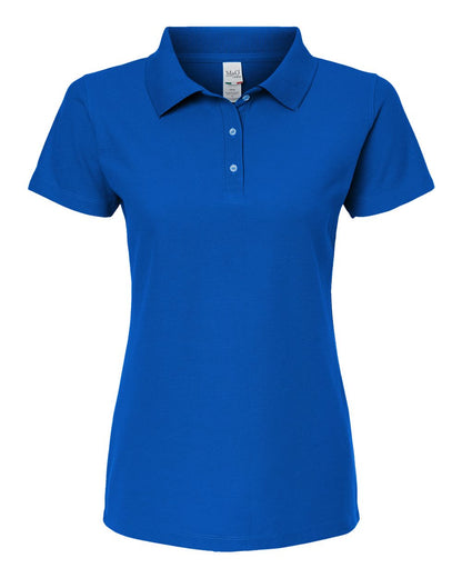 M&O Women's Soft Touch Polo 7007 #color_Bright Royal