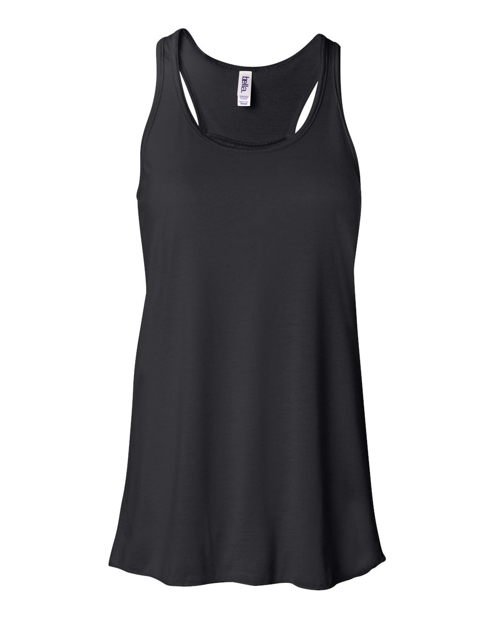 Bella Canvas Women s Flowy Racerback Tank Black M