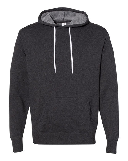 Independent Trading Co. Lightweight Hooded Sweatshirt AFX90UN #color_Charcoal Heather