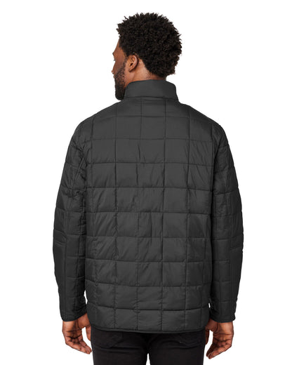 North End Unisex Aura Fleece-Lined Jacket NE721 #color_BLACK