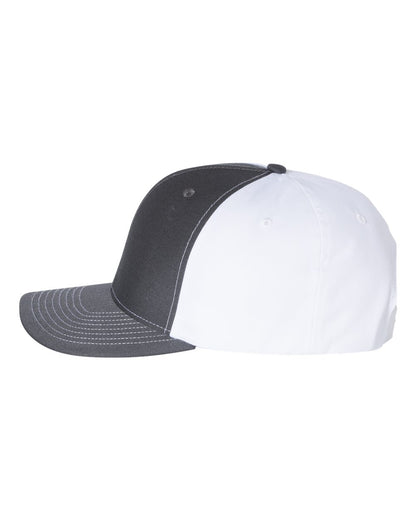 Richardson Twill Back Trucker Cap 312 #color_Charcoal/ White