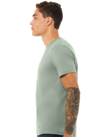 BELLA + CANVAS CVC Jersey Tee 3001CVC #colormdl_Heather Sage